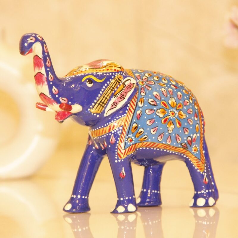 Meenakari Elephant 3" - Image 2