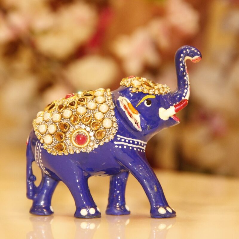Meenakari Moti Elephant 3" - Image 4